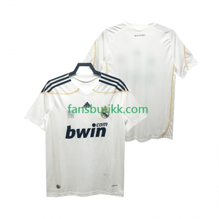 Fotballdrakt Real Madrid 2009 2010 Retro Hjemmetrøye Kortermet